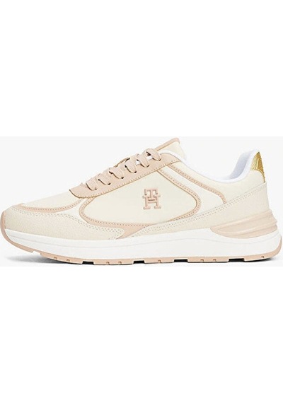 Tommy Hilfiger Kadın Casual Fashion Runner Sneaker Pembe Çok Renkli