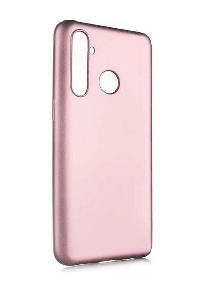 Realme 5 Pro Kılıf Zore Premier Silikon Kapak Rose Gold