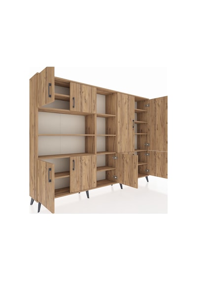 Arges Dolap 14 Raflı 9 Kapaklı 220x30x163 Çam-çam Atlas Çam - Atlas Çam Arges Dolap 14 Raflı 9 Kapaklı 220x30x163 Çam-çam Atlas Çam - Atlas Çam