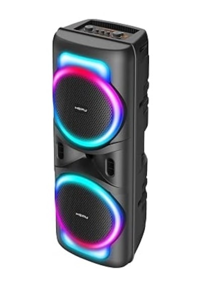 Hepu Hp-118 Partybox Bluetooth Hoparlör 2 8 Hoparlör 15w Güç Rgb Işık Tws Destekli