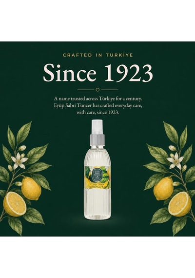 Eyüp Sabri Tuncer Klasik Limon Kolonyasi Silindir Pet Şişe Sprey 150 Ml