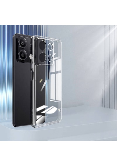 Xiaomi Redmi Note 13 4g Kılıf Süper Silikon Kapak-şeffaf Şeffaf Şeffaf