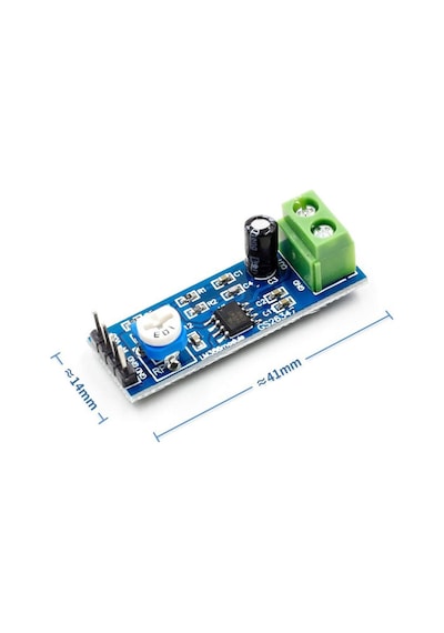 Lm386 Ses Kuvvetlendirici Modül Dc 5v / 12v Mono Ayarlanabilir Ses Yükseltici Mikrofon Amfi Amfilik