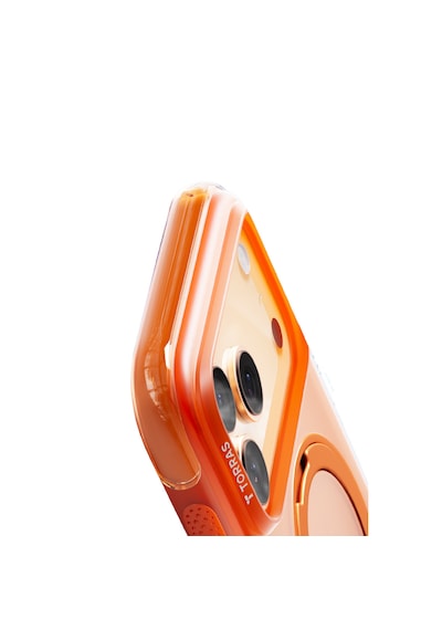 Torras Apple iPhone 17 Pro / 18 Pro Uyumlu Ostand R Air Magsafe Kapak Turuncu