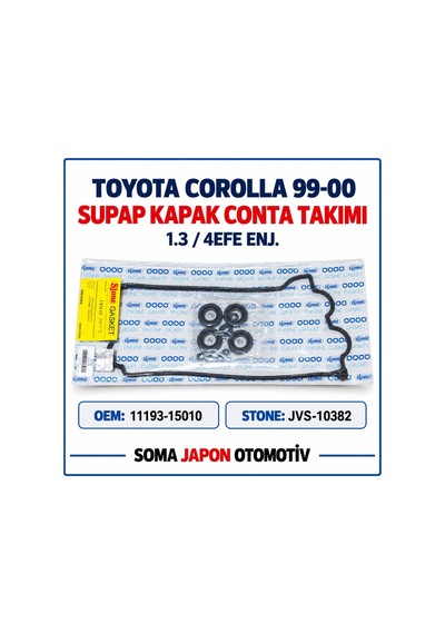 Corolla 99-00 1.3 4efe Enj.supap Kapak Conta Takımı Jvs-10382