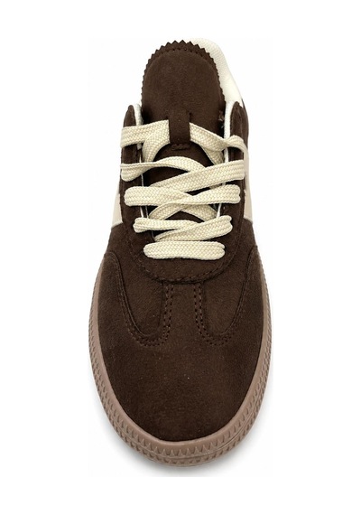 Papucumun Dünyası Unisex Süet Özel Gum Tabanlı Günlük Kullanıma Uygun Retro Sneaker Kahverengi Papucumun Dünyası Unisex Süet Özel Gum Tabanlı Günlük Kullanıma Uygun Retro Sneaker Kahverengi