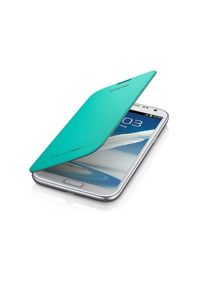 Galaxy Note 2 N7100 İle Uyumlu Flip Cover Kılıf Yeşil Efc-1j9fmegstd