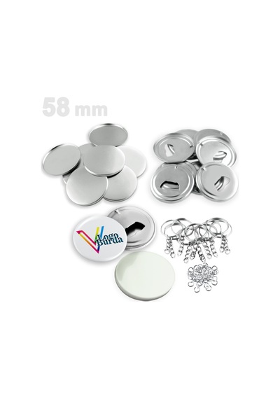 Vizyonstore Buton Anahtarlık Açacak 100 Adet Vg58bans Ø 58 Mm