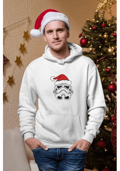 Star Wars Stormtrooper Yeni Yıl Kapşonlu Sweatshirt 001