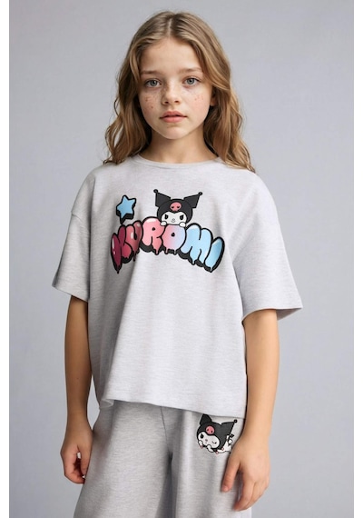 Defacto Hello Kitty 2li Takım Kız Çocuk H2756a826spgr28 Gri-gr28