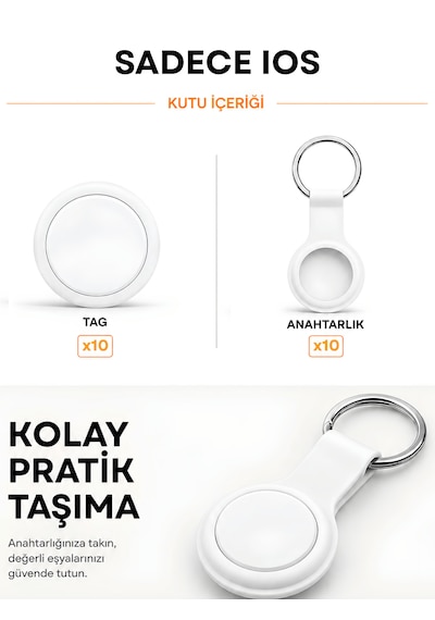 Beylini Tag Takip Cihazı Kablosuz Apple iOS Bul Uyumlu Lisanslı Araç Çocuk Anahtar Takip Sistemi Silikon Anahtarlıklı Akıllı Takip Cihazı Apple iOS Find My Uyumlu 10'lu Paket Beylini Tag Takip Cihazı Kablosuz Apple iOS Bul Uyumlu Lisanslı Araç Çocuk Anahtar Takip Sistemi Silikon Anahtarlıklı Akıllı Takip Cihazı Apple iOS Find My Uyumlu 10'lu Paket