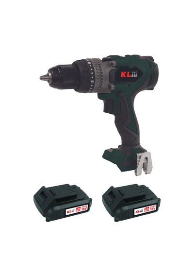 Klpro Kldm18bhx-20 18v/2.0ah. 150nm Kömürsüz Çift Akülü Şarjlı Darbeli Matkap