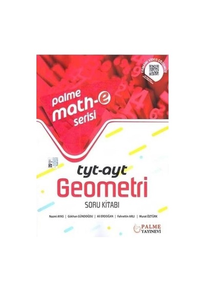 ​Palme Yayınları Tyt Ayt Geometri Soru Kitabı Palme Mathe Serisi