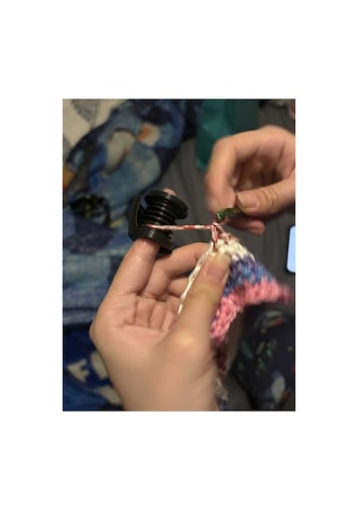 Ergonomik Örgü İpi Gerginlik Ayarlayıcı Yüzük - Tığ İşi Ve Şiş Örgü İçin İp Rehberi 3 Lü Set