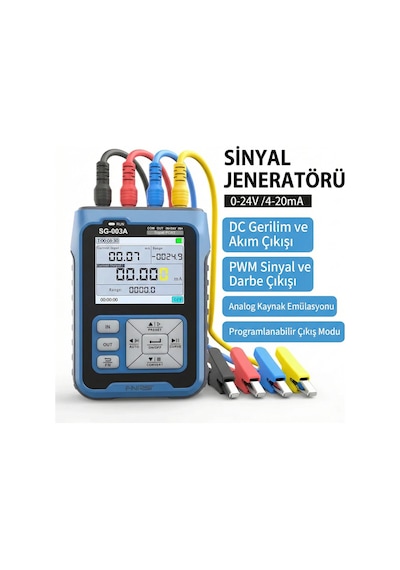 Sg-003a 0-10v Ayarlanabilir Akım Gerilimi Simülatörü Ve Sinyal Jeneratörü