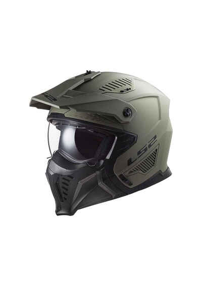 Ls2 Drifter Kapalı Kask Haki