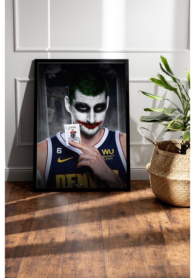 Nikola Jokic Çerçeveli Tablo - Basketbol Nba Posteri Tablo