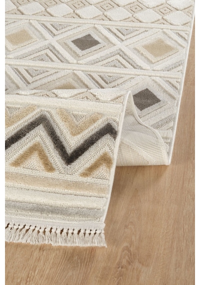 Kaşmir Halı 7/24 Luna Orbit 160x230 CM Salon Mutfak Halısı Yolluk Kilim