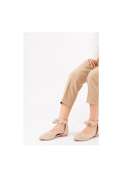 Fox Shoes Ten Kadın Babet H726761502 Ten Rengi