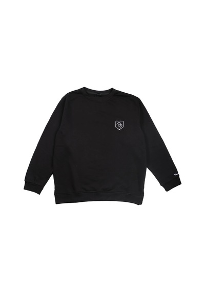 Bigümex The Brave Premium Erkek Sweatshirt 3 Iplik Siyah