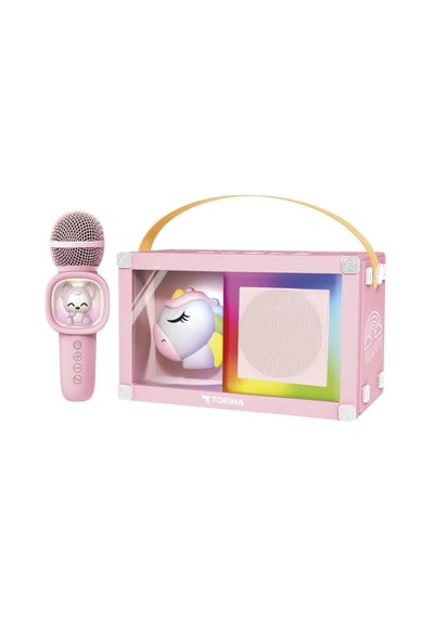 Torima KIDMIC07 RGB Unikorn Figürlü Mikrofonlu Karaoke Bluetooth Hoparlör