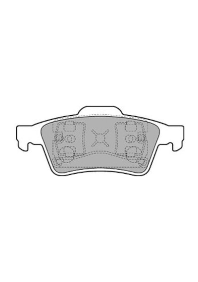 Ford C-Max 1.6 Tdci 2007-2010 Delphi Arka Fren Balatası N11.12875