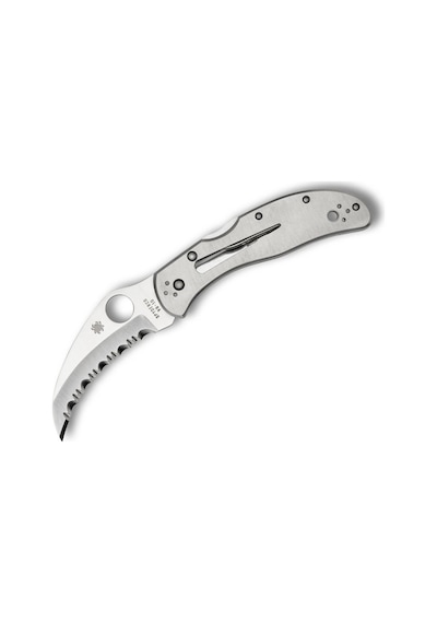 Spyderco Harpy Stainless Spyderedge Çakı Gümüş
