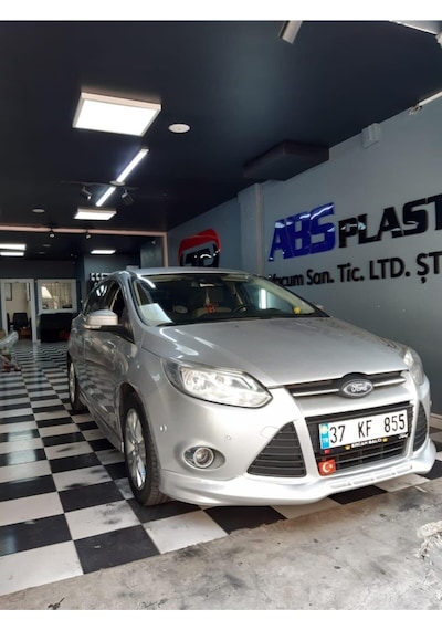 Ford Focus 3 Makyajsız Kasa Ön Tampon Eki, Boyasız Abs Plastik Focus Mk3 Ön Karlık