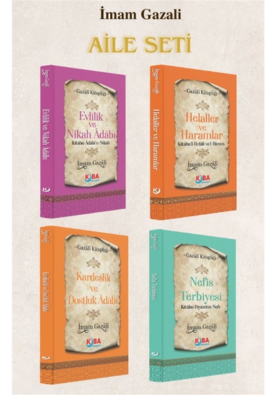 İmam Gazali - Aile Seti 4 Kitap Set / İmam Gazali