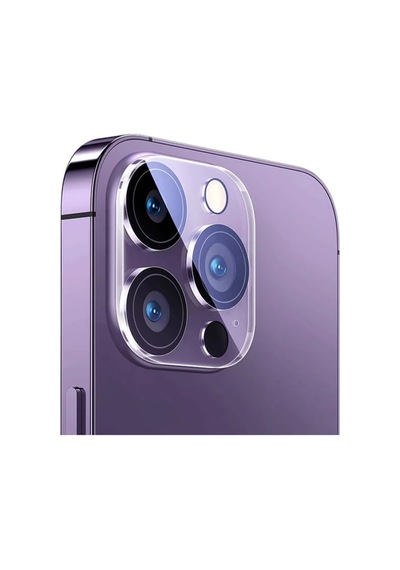 Uluvora İphone 15 Pro/15 Pro Max İçin Crystal Serisi Hd Cam Kamera Koruyucu 2 Adet Set- 577 - Hs08378486-6 Şeffaf 2