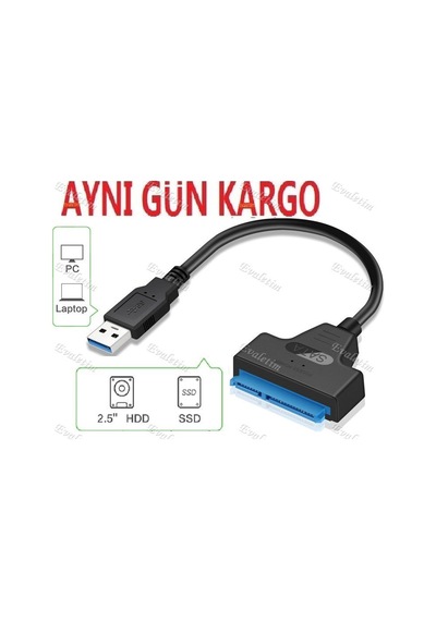Usb 3.0 2.5 Inç Sata 4469A Hdd Hard Disk Kablosu Kutusu Veri Hard