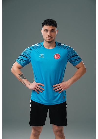 Hummel Milli Takım Line Antrenman Tişört Turkuaz
