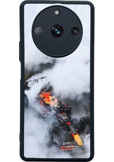 Oppo Realme 11 Pro Formula 1 Tasarımlı Glossy Telefon Kılıfı Çok Renkli