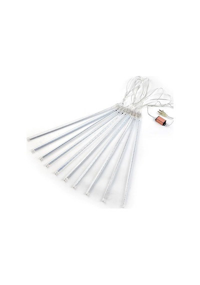 50cm Rgb Led 2mt. Meteor Yılbaşı Aydınlatması Yağmur Kar Efekti Tüp Su Geçirmez Parti Çıbık Işık Eklenebilir 6w 2m