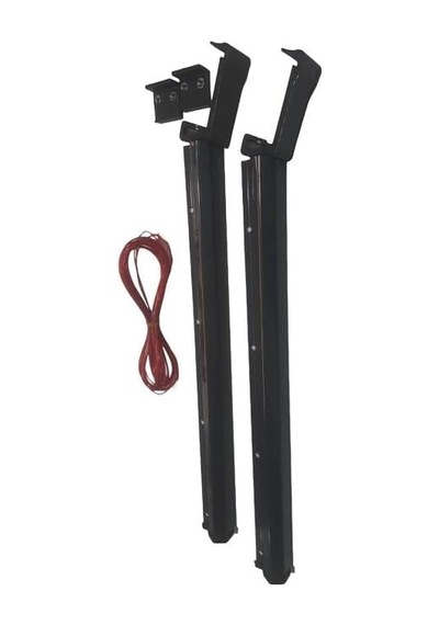 Antrasit Balkon Kurutma Askısı Kare Korkuluk 80x30 Çok Renkli
