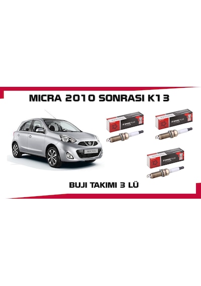 Nıssan Mıcra Bujı Takımı 2010 Sonrası 3 Pıston 1.2
