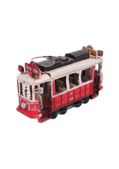Dekoratif Metal Taksim Tramvay 1104cs-097