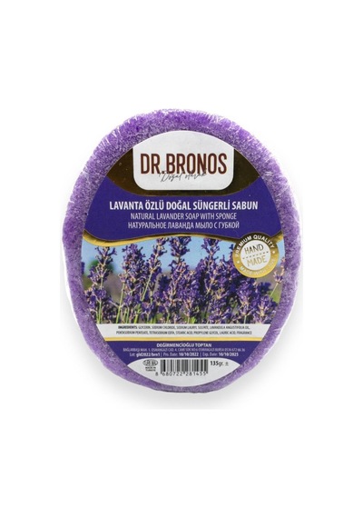 Dr. Bronos Lavanta Özlü Doğal Süngerli Sabun 135 Gr