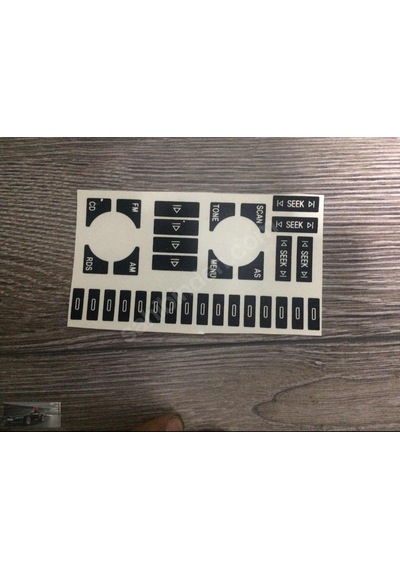 Audi A3 A4 Ince Tip Cd Li Teyp Tuş Kaplama Sticker (237807567)