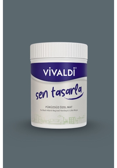 Vivaldi Tüm Yüzeyler İçin Su Bazlı Akrilik Yenileme Boyası 0,5 L