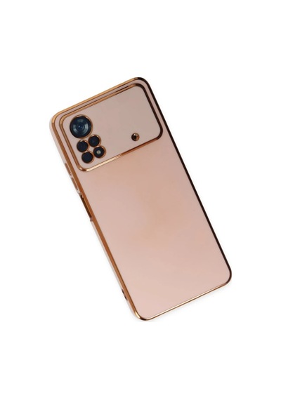 Xiaomi Poco X4 Pro 5g Kılıf Volet Silikon - Pembe 0.2M-Çok Renkli