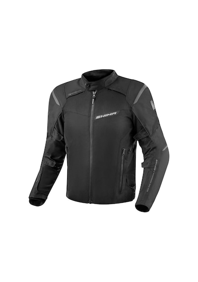 Shima Rush 2.0 Korumalı Motosiklet Montu Siyah