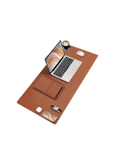 Black Deer Pu Deri Mouse Pad Dikişli Kenar Dayanıklı Büyük Boy Çift Yönlü Kullanım Ofis Masa Matı Sümen Kahverengi, 90x40 Xl Sku: Zeusstk64e64a3f93 -
