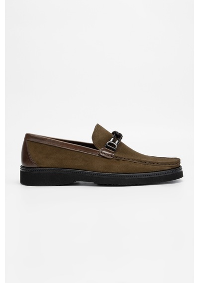 Valmenti Erkek Taba Süet Hakiki Deri Loafer Ayakkabı 342 8001 Erk Ayk Sk23/24 Taba
