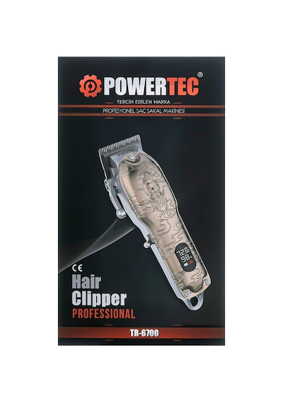 Powertec TR-6700 Dijital Saç Sakal Tıraş Makinesi