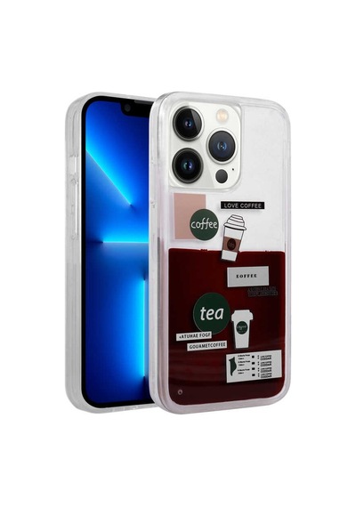 Apple Uyumlu iPhone 14 Pro Max Kılıf Drink Kahve Tasarımlı Kılıf