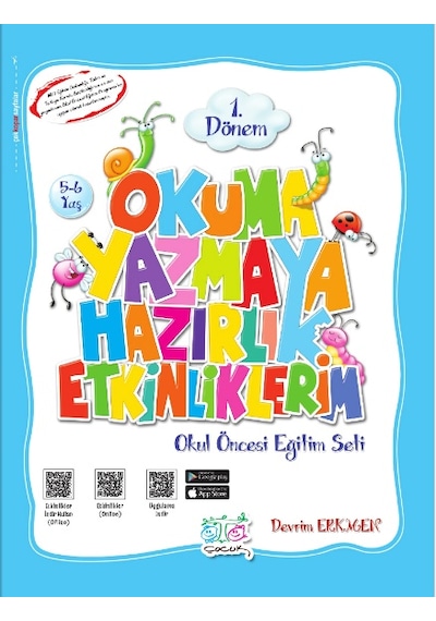 Okul Öncesi Okuma Yazmaya Hazırlık Etkinliklerim Seti 2 Kitap