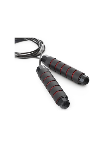 Zerogym Jp04 Rulmanlı Atlama İpi Siyah Kırmızı