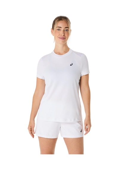 Asics Court Ss Top Kadın White Traditional Kısa Kollu Tshirt 2042a371-100 Beyaz