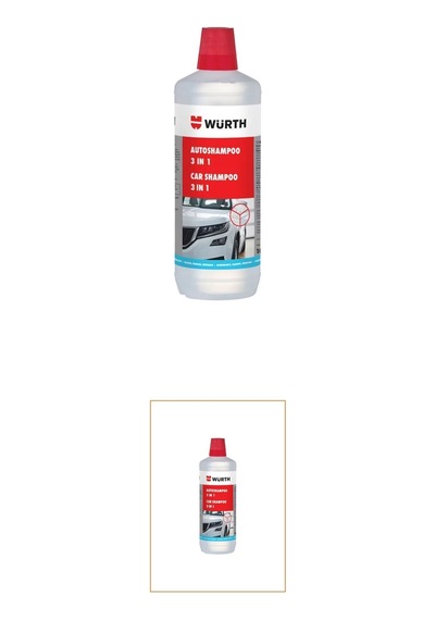 Würth Araç Şampuan 3 Etki 1 Arada